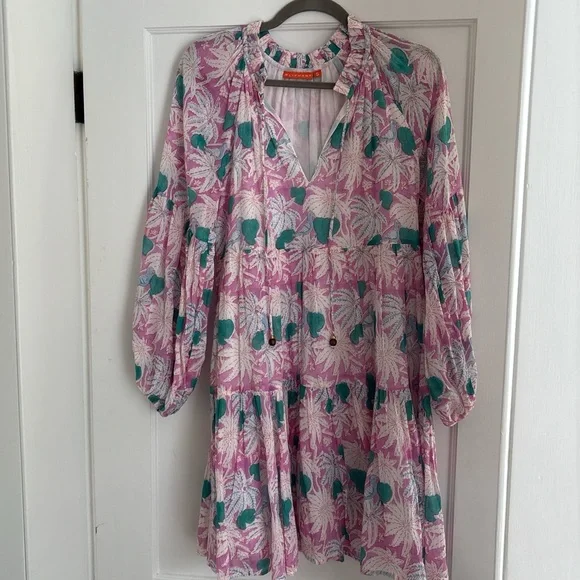 Oliphant Balloon Sleeve Short Sundress Dress Size Small - Picture 1 of 4